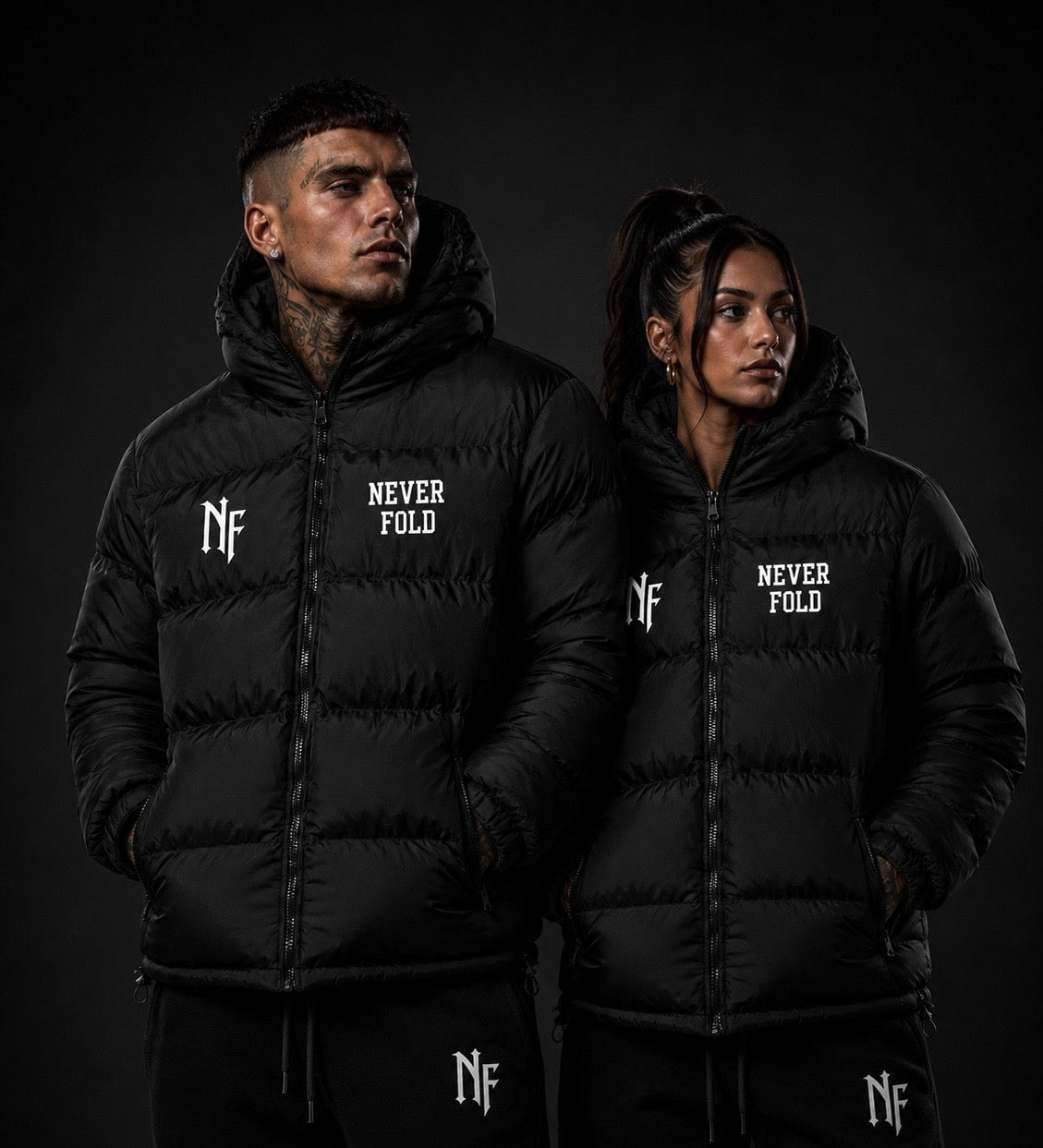 Black NF Puffer Jacket