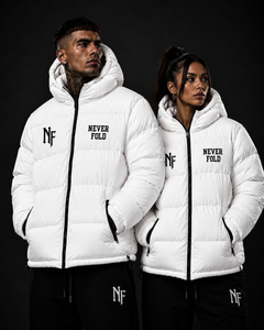 White NF Puffer Jacket