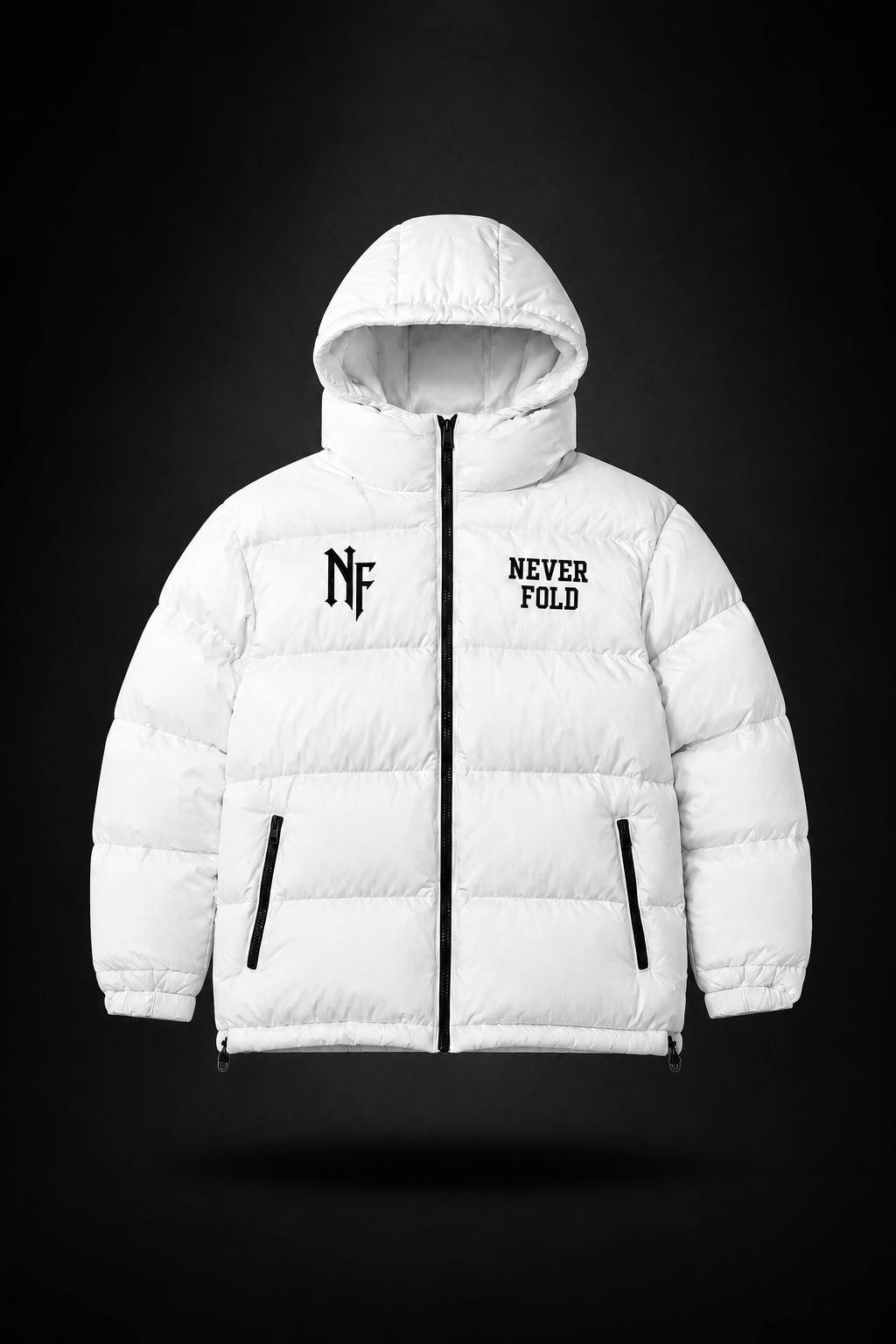 White NF Puffer Jacket