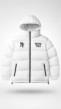 White NF Puffer Jacket